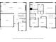 Detailed two-story floor plan shows layout of the home's rooms and features at 1280 Denali Dr, Winter Haven, FL 33880