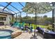 Outdoor patio with view of well-maintained yard at 13137 Lake Butler Blvd, Windermere, FL 34786