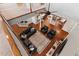 Open-concept living space featuring wood floors, comfortable seating, and modern decor at 150 Berkley Knights Dr, Auburndale, FL 33823