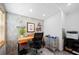 Functional home office space with a desk, storage solutions, and modern decor, perfect for remote work at 1506 Longbow Dr, Lakeland, FL 33810