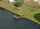 Community fishing pier extending into a tranquil lake, providing a peaceful retreat at 1823 Sherwood Hill Dr, Lakeland, FL 33810