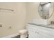 Bathroom featuring a vessel sink, oval mirror, and granite counters at 1890 Martin Luther King, Jr. E Blvd, Bartow, FL 33830