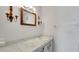 Bathroom vanity with decorative mirror and lighting at 2500 21St Nw St # 78, Winter Haven, FL 33881