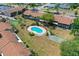 Aerial view of the community pool at 2500 21St Nw St # 78, Winter Haven, FL 33881