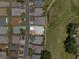 Overhead perspective of a residence adjacent to a golf course, showcasing its prime location at 538 Eagle Run, Lakeland, FL 33809