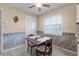 Cozy breakfast nook featuring a window with shutters at 538 Eagle Run, Lakeland, FL 33809