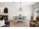 View of open-concept dining area, with table, and chairs, which is conveniently located next to the kitchen at 5534 Turkey Creek Way, Lakeland, FL 33811