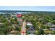 Scenic aerial view of a residential neighborhood near Lake Hollingsworth and Florida Southern College at 805 Johnson Ave, Lakeland, FL 33801