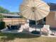 Serene backyard featuring patio seating, perfect for enjoying outdoor leisure at 805 Johnson Ave, Lakeland, FL 33801