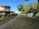 Spacious front yard with a gazebo and views of a lake at 822 W Patterson St, Lakeland, FL 33803