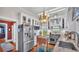 Modern kitchen featuring stainless steel appliances and butcher block island at 822 W Patterson St, Lakeland, FL 33803