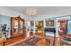 Grand living room with hardwood floors, open layout, and charming decor at 822 W Patterson St, Lakeland, FL 33803