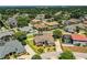 Beautiful aerial view of a suburban neighborhood with well-manicured lawns and mature trees at 942 Hanover Way, Lakeland, FL 33813
