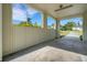 Attached carport featuring a covered area, offering both protection and additional outdoor space at 2814 Coventry Ave, Lakeland, FL 33803