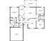 Detailed floor plan showcasing the layout of the home, including bedrooms, bathrooms, kitchen, and living areas at 1520 Caroline Ct, Bartow, FL 33830