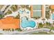 Stunning resort-style pool with island and beach entry, surrounded by inviting lounge areas at 2101 Cypress Cross Dr, Lakeland, FL 33810