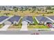 Aerial view of a neighborhood home with a manicured lawn at 2611 San Marco Way, Winter Haven, FL 33884