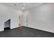 Bright bedroom with a ceiling fan and a walk-in closet with a partial view of stairs at 2645 Delphi Hills Ct, Lakeland, FL 33812