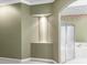 Bathroom featuring a glass-door shower and soaking tub at 2820 Prestwick Dr, Lakeland, FL 33803