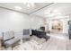 Cozy office space with a desk, chairs, ceiling fan, and easy access to living area at 319 Shadow Moss Ct # 319, Lakeland, FL 33813