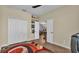 Bright office featuring storage and views into the main house at 3252 Bellflower Way, Lakeland, FL 33811