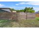 Wooden privacy fence surrounds the backyard providing security and seclusion at 3805 Gaines Dr, Winter Haven, FL 33884