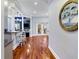 Hallway view of a bar, with a hardwood floor at 3812 Cheverly E Dr, Lakeland, FL 33813