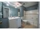 Bathroom featuring a vanity, toilet, and shower/tub combination at 3880 Cleveland Heights Blvd, Lakeland, FL 33813