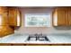 Close up of the kitchen sink area with stainless steel sink and ample counter space at 410 Orange St, Bradley, FL 33835
