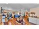 Studio-style living area combining bed, living, office, and kitchen spaces for versatile living at 410 S Broadway Ave, Bartow, FL 33830