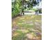 Large grassy backyard with a mature tree and a partial view of the home's exterior at 5218 Parkland Ct, Lakeland, FL 33811