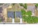 Overhead shot displays the two homes, their driveways, landscaping, and location in relation to the street at 5512 Odom Rd, Lakeland, FL 33809