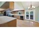 Bright kitchen featuring ample counter space and access to the backyard at 6529 Farris Dr, Lakeland, FL 33811