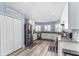 Bright kitchen features stainless steel appliances, granite countertops, and stylish cabinets at 1297 Pintail Pl, Lakeland, FL 33813