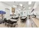 Bright craft room featuring work tables, storage cabinets, and ample space for creative projects and hobbies at 1394 Oakmont Dr, Winter Haven, FL 33884