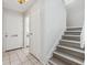 Foyer with a staircase, tile floors, and access to the bathroom at 2369 Tom Jones St # 8, Orlando, FL 32839