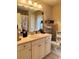 Bright bathroom with neutral countertops and ample under-sink storage space at 2663 Brookside Bluff Loop, Lakeland, FL 33813