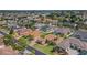 Aerial view of the neighborhood with well-maintained homes and landscaping, showcasing the community at 2743 Verandah Vue Way, Lakeland, FL 33812