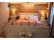 This is the main bedroom with wood accent wall, featuring a large comfortable bed at 3233 Gardner Rd, Lakeland, FL 33810