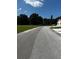 Long street view to new home featuring a well kept lawn with mature trees at 4036 Oak Loop # 104, Mulberry, FL 33860