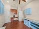 Spacious room with custom built-ins, granite counters and hardwood floors at 4193 Stone Creek Loop, Lake Wales, FL 33859