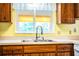 Detailed view of the kitchen sink, counter, and bright window at 4976 Pleasant Hollow Trl, Lakeland, FL 33811