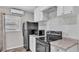 Kitchen showcasing the appliances and white subway tile at 523 W Hancock St, Lakeland, FL 33803