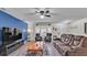 Cozy living room with large windows, providing plenty of natural light at 5246 Montserrat Dr, Lakeland, FL 33812