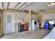 This garage is equipped with laundry, a utility sink, and plenty of storage at 525 Eagle Run, Lakeland, FL 33809