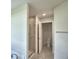 Tiled shower room, toilet and towel rack at 580 Jett Ln, Davenport, FL 33837