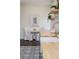 Dining area with modern black and white tile, farmhouse sink, and eat-in dining at 737 Johnson Ave, Lakeland, FL 33801
