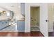 View from the kitchen to laundry room featuring open floor plan and design at 737 Johnson Ave, Lakeland, FL 33801