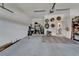 Spacious two-car garage with ample storage space and access to the home's interior at 7890 Ashford Dr, Lakeland, FL 33810
