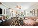 Bright living room featuring a neutral color palette, hardwood floors, and classic decor at 807 Osceola St, Lakeland, FL 33801